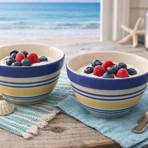 Pfaltzgraff Yellow Blue